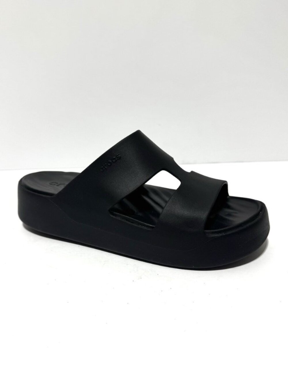 Crocs Womens Getaway Platform Sandals Black Size 7